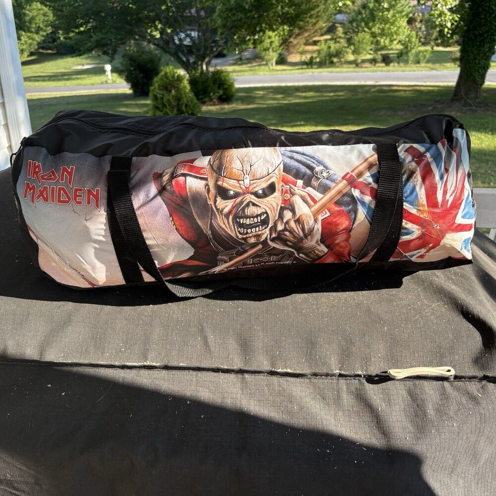 Iron Maiden: ‘Trooper’ FieldCandy SOLD OUT Ltd. 2-3 Person Camping Festival Tent - Picture 6 of 8